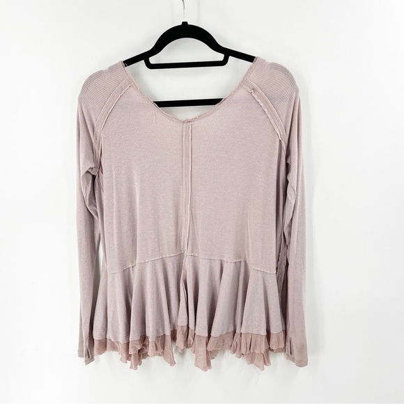 ✅ FREE PEOPLE WE the Free Tangerine Tunic Top Pink Oversized Size X-Small - Picture 5 of 7